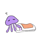 気分で色が変わるクラゲ（個別スタンプ：5）
