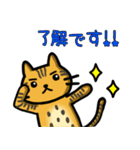 ベンガル猫のアルジェント君1（個別スタンプ：4）