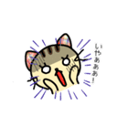 無難なねこちゃんの挨拶（個別スタンプ：14）