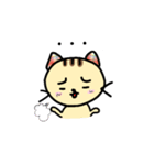 無難なねこちゃんの挨拶（個別スタンプ：15）