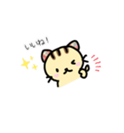 無難なねこちゃんの挨拶（個別スタンプ：16）