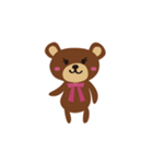 踊るクマさん（個別スタンプ：2）