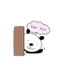 ゆる〜いパンダの日常英単語（個別スタンプ：5）
