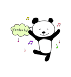 ゆる〜いパンダの日常英単語（個別スタンプ：7）