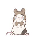 パンダマウス頭巾 ～文字少なめ～（個別スタンプ：3）