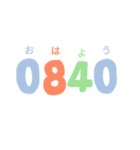 数字の語呂合わせ（個別スタンプ：3）