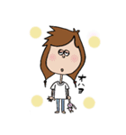 普段の会話をしんぷるに★手書きのひとこと（個別スタンプ：2）