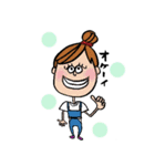 普段の会話をしんぷるに★手書きのひとこと（個別スタンプ：10）
