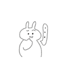 ゆるいわしのうさぎ（個別スタンプ：20）