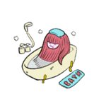 今日も一生懸命ともちゃん（個別スタンプ：34）