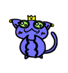 コウモリと猫のミックスです。（個別スタンプ：14）