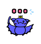 コウモリと猫のミックスです。（個別スタンプ：18）