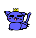 コウモリと猫のミックスです。（個別スタンプ：24）