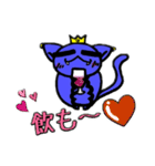 コウモリと猫のミックスです。（個別スタンプ：37）
