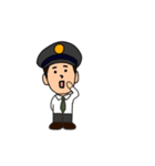 動くTRAIN MAN（個別スタンプ：8）