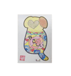 らぷりーマイアートぬりえetc -2（個別スタンプ：18）