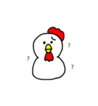 丸いにわとり（個別スタンプ：32）