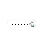 佐藤ネコつぶやきます（吹き出し）（個別スタンプ：8）