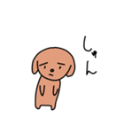 ダックスフンド くっきーぽっきー（個別スタンプ：22）