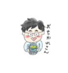 めがね筋トレーニーの日常（個別スタンプ：8）