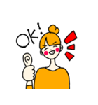 色とりどりのまいにちすたんぷ（個別スタンプ：1）