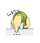 洋梨になったアリクイさん（個別スタンプ：23）