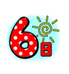 スケジュール（日・曜日）（個別スタンプ：6）