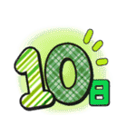 スケジュール（日・曜日）（個別スタンプ：10）