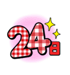 スケジュール（日・曜日）（個別スタンプ：24）