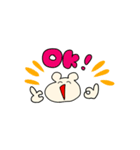欲望のままに生きるくま（個別スタンプ：9）