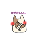 無表情ネコ，ペコ（個別スタンプ：9）