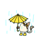 無表情ネコ，ペコ（個別スタンプ：21）