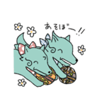 こまいぬのあーくん・うーちゃん（個別スタンプ：9）