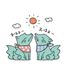 こまいぬのあーくん・うーちゃん（個別スタンプ：22）