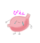 絵柄が途中から変わっていくスタンプ（個別スタンプ：6）