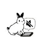 モフモフのうさぎちゃん（個別スタンプ：7）