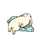 モフモフのうさぎちゃん（個別スタンプ：14）