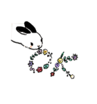 モフモフのうさぎちゃん（個別スタンプ：19）