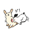 モフモフのうさぎちゃん（個別スタンプ：34）