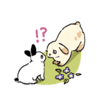 モフモフのうさぎちゃん（個別スタンプ：37）