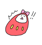 姫だるまちゃん（個別スタンプ：4）