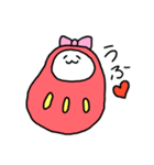 姫だるまちゃん（個別スタンプ：21）