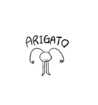白い異星人（個別スタンプ：5）