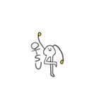 白い異星人（個別スタンプ：7）