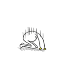 白い異星人（個別スタンプ：22）