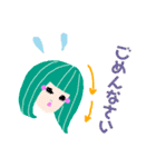 あいさつ中心（個別スタンプ：16）