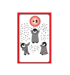 さんちゃんのお友達 (花札 コレクション)（個別スタンプ：7）