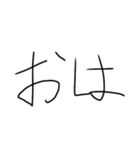 文字を打つのも億劫なひとのために（個別スタンプ：4）