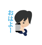 女の子の日常スタンプ1（個別スタンプ：3）