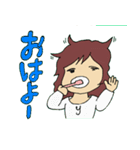 ベルキャップちゃん Yoppi専用 女の子用（個別スタンプ：16）